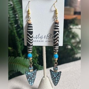 Boho western style earrings